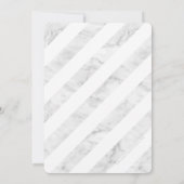 BOLD NUMBER STACK minimal schwarzes Datum speicher Save The Date (Rückseite)