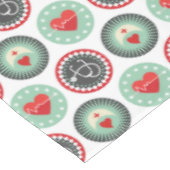 Bold Nurse Pattern - LPN RN Gesundheit Tischdecke (Schrägansicht)