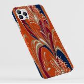 Bold Orange Boho Floral iPhone 16 Fall Case-Mate iPhone Hülle