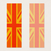 Bold Orange Union Jack British Flag Swag (Vorne & Hinten)