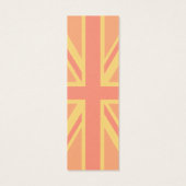 Bold Orange Union Jack British Flag Swag (Rückseite)