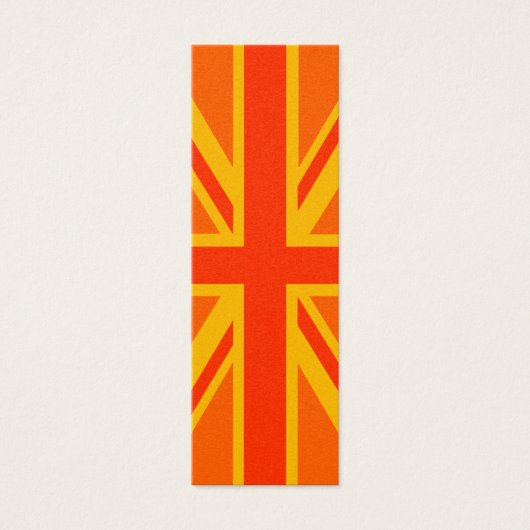 Bold Orange Union Jack British Flag Swag (Vorderseite)