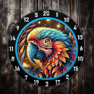 Bold Parrot Dartboard for Game Rooms Dartscheibe