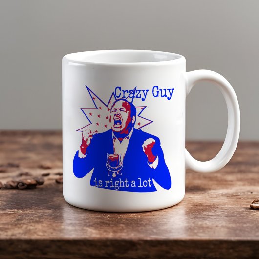 Bold Patriot Crazy Verschwörung Meme Freedom Love Kaffeetasse