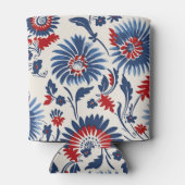 Bold Patriotic Floral Fusion Dosenkühler (Rückseite)