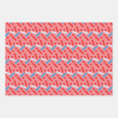 Bold Patriotic Stars Sprinkles Geschenkpapier Set (Vorderseite 2)