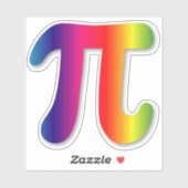 Bold Pi Symbol Aufkleber (Blatt)