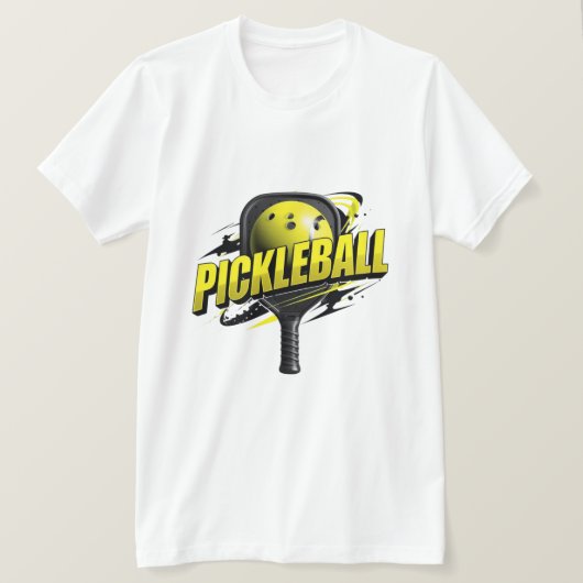 Bold Pickleball Graphic Shirt | Modern Sport Typog (Design vorne)