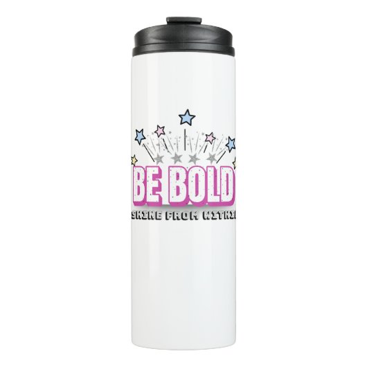 BOLD - Pink | Aus Tumbler heraus Thermosbecher (Vorderseite)