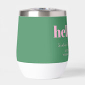 Bold Pink Green Modern 21st Birthday Custom  (Vorderseite)