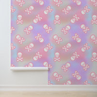 Bold Pink Pastel Ombre Punk Piratenflagge Ombre