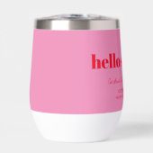 Bold Pink Red Modern 70th Birthday Custom  (Vorderseite)