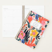 Bold Pink Yellow Floral Pattern Personalisiert 202 Planer (Anzeige)