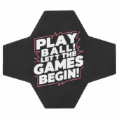 Bold Play Ball Sports Quote Art (Flach)