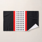 Bold Polka Dot Design Badhandtuch Set (Handtuch)