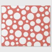 Bold Polka Dot Pattern Geschenkpapier (Flach)