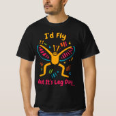 Bold Pop Art Butterfly Gym T - Shirt (Vorderseite)