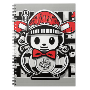 Bold Pop Art Graffiti-Inspiriert Notebook - Design Notizblock