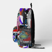 Bold Pop Art Runner Jogger Bedruckter Rucksack (Rechts)