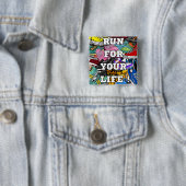 Bold Pop Art Runner Jogger Button (Beispiel)