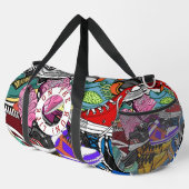 Bold Pop Art Runner Jogger Duffle Bag (Rechte Ecke)