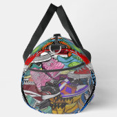 Bold Pop Art Runner Jogger Duffle Bag (Rechts)