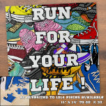 Bold Pop Art Runner Jogger Puzzle<br><div class="desc">"Bold Pop Art Runner Jogger" ist ein auffallendes Design mit einer lebhaften Sneakerkollektion in fett- und dynamischen Farben. Inspiriert von der modernen Pop-Kunstästhetik ist ideal für Läufer, Sneakerfreunde und zeitgenössische Kunstliebhaber. Dieses Design eignet sich perfekt für T-Sreits, Accessoires, Wohngestaltung und vieles mehr. Die lebendige Komposition verleiht jedem Produkt Energie und...</div>