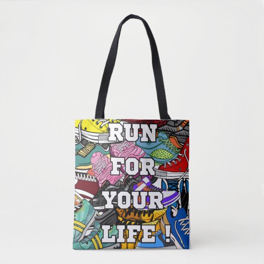 Bold Pop Art Runner Jogger Tasche (Vorderseite)