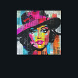 Bold Pop Art Stretched Canvas Print Leinwanddruck<br><div class="desc">🎨 kühne Pop Art Stretched Canvas Print - Urban Chic Statement Piece 🖼️ ✨ Mit diesem lebendigen und modernen Leinwand die Energie der Pop-Kunst in Ihren Raum einbringen! Dieses beeindruckende weibliche Portrait mit einer Mischung aus leuchtenden Neonfarben, Zeitungstexturen und urbanen Collage Elementen ist perfekt für Kunstliebhaber, Modedesigner und Trendsetter. 🖌️...</div>