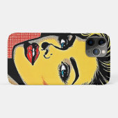 Bold Pop Art Woman Defined Case-Mate iPhone Hülle (Rückseite (Horizontal))