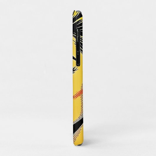 Bold Pop Art Woman Defined Case-Mate iPhone Hülle (Hinten/Links)