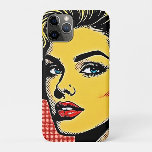 Bold Pop Art Woman Defined Case-Mate iPhone Hülle (Rückseite)