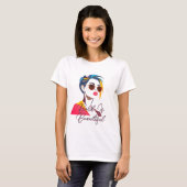 Bold Pop Art Woman T-Shirt (Vorne ganz)