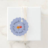 Bold Poppy Colorful Vielen Dank Geschenkanhänger (Beispiel)