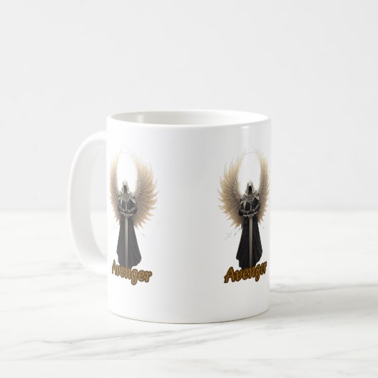 Bold Power Mug – Strong Motivational Design Kaffeetasse (Vorderseite Links)