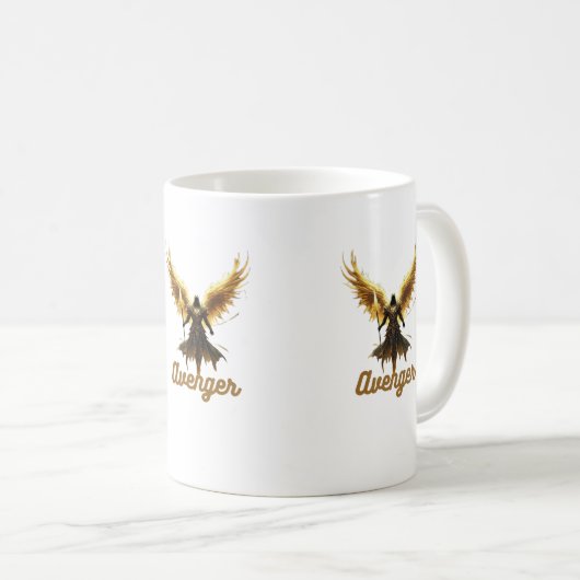 Bold Power Mug – Strong Motivational Design Kaffeetasse (VorderseiteRechts)