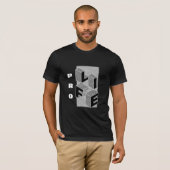 Bold Pro Life Geometric Typography Unisex T-Shirt (Vorne ganz)