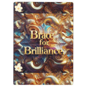 "Bold Radiance" Klemmbrett (Rückseite)