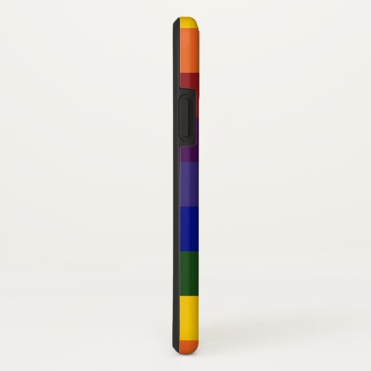 Bold Rainbow Checkerboard Pattern Case-Mate iPhone Hülle (Hinten/Rechts)