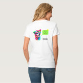 Bold Rainbow Dog Walker Pet Sitter T-Shirt (Rückseite Vollansicht)