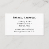 Bold Rainbow Dog Walker Pet Sitter Visitenkarte (Rückseite)