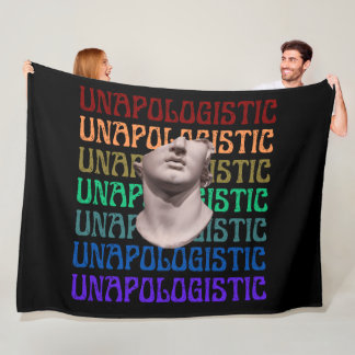 Bold Rainbow Griechische Statue Fleecedecke