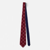 Bold Red Abstract Poinsettia Neck Tie Krawatte (Vorderseite)