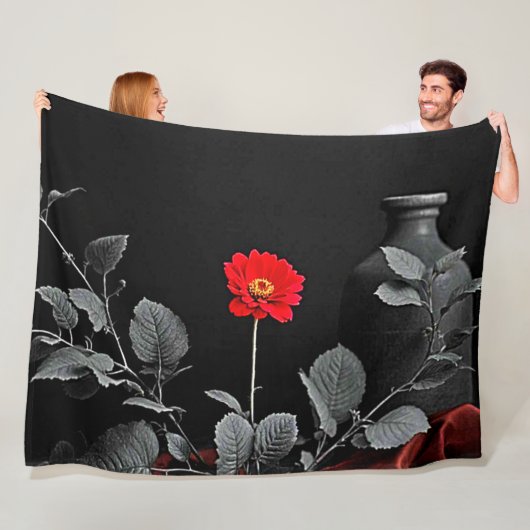 Bold Red Awakening Fleecedecke (Beispiel)