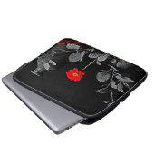 Bold Red Awakening Laptopschutzhülle (Vorne Knopf)