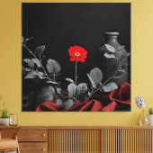 Bold Red Awakening Leinwanddruck (Insitu (Wohnzimmer))
