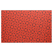 Bold Red Black Liberty Floral Pattern Klasse Chic Stoff (Fat Quarter (45,7 x 55,9 cm))