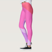 Bold Red Fade Abstrakt Leggings (Links)