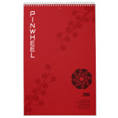 Bold Red Floral Kalender (Titelbild)