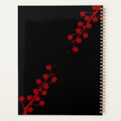 Bold Red Floral Planer (Rückseite)